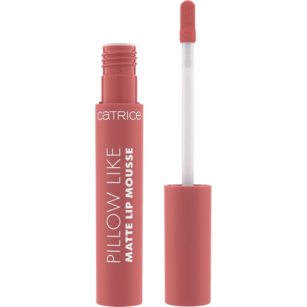Catrice Pillow Like Matte Lip Mousse, lippenstift, nr. 020, rood, langdurig, mat, veganistisch, olievrij, zonder parabenen, zonder microplastic deeltjes, per stuk verpakt (2,8 ml) | Lippenstift, zacht tekenend effect, zachte textuur – Catrice Cosmetics