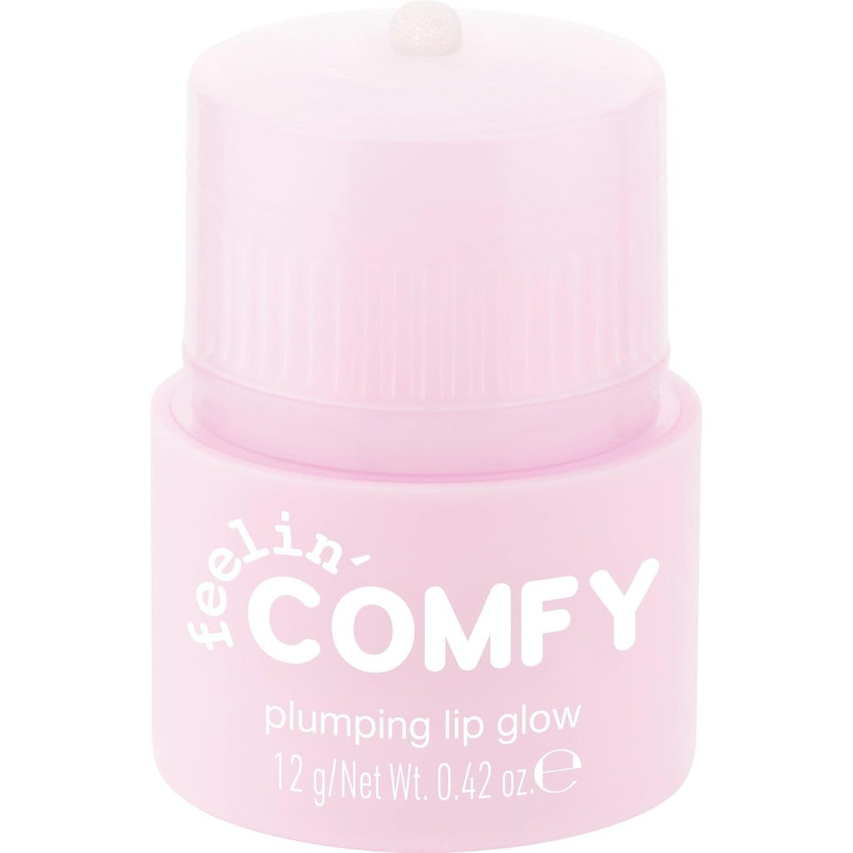 essence feelin' comfy plumping lipglow, nr. 01, transparant, verzorgend, glinsterend, veganistisch, zonder alcohol, zonder parabenen, zonder microplasticdeeltjes, per stuk verpakt (12 g) – Essence Cosmetics