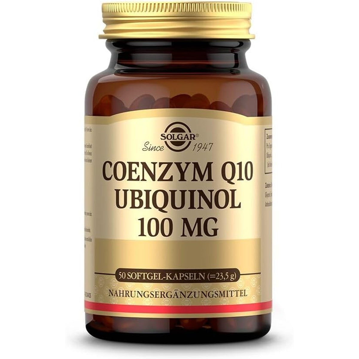 SOLGAR® Coenzym Q10 Ubiquinol, 100 mg, 50 softgelcapsules, 50 dagen voorraad – SOLGAR