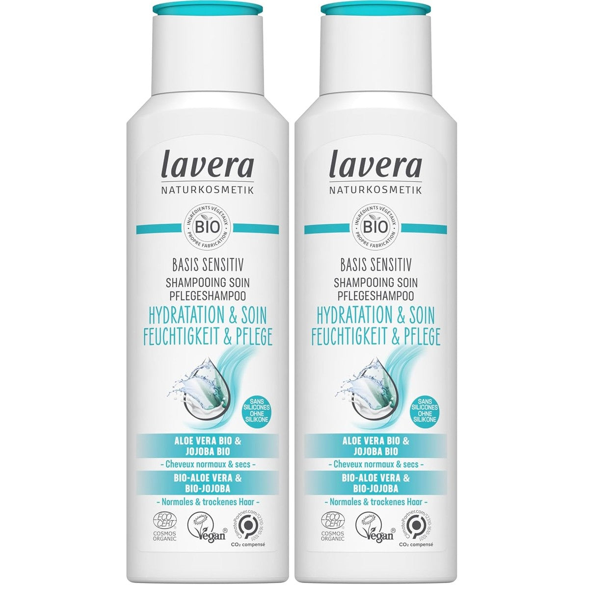 lavera Basis Sensitive Shampoo 250 ml 2 stuks