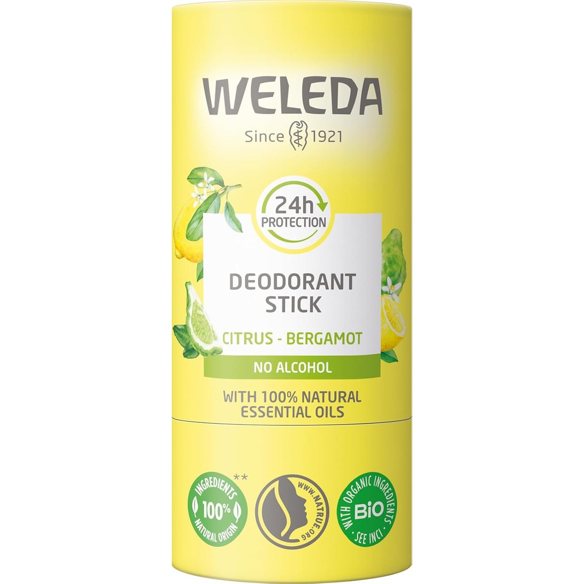 Weleda Bio 24h Deodorant Stick Citrus & Bergamot