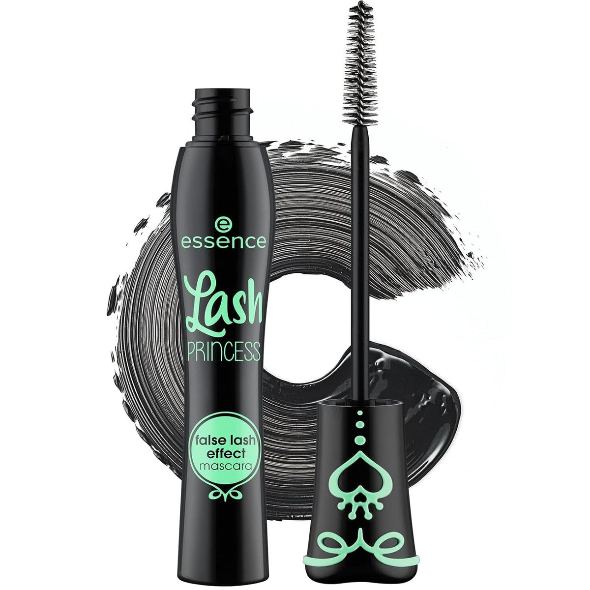 Essence Lash Princess False Lash Effect-mascara, zwart, volumegevend, zwaaigevend, definiërend, verlengbaar, zonder microplasticdeeltjes, nanodeeltjes, zonder parfum, 1 stuk (12 ml) – Essence Cosmetics