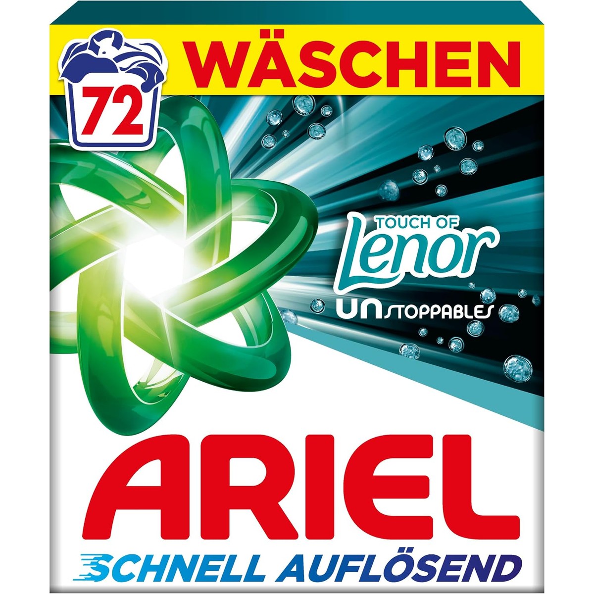 Ariel Universal waspoeder Touch of Lenor Unstoppables 72 wasbeurten – Ariel