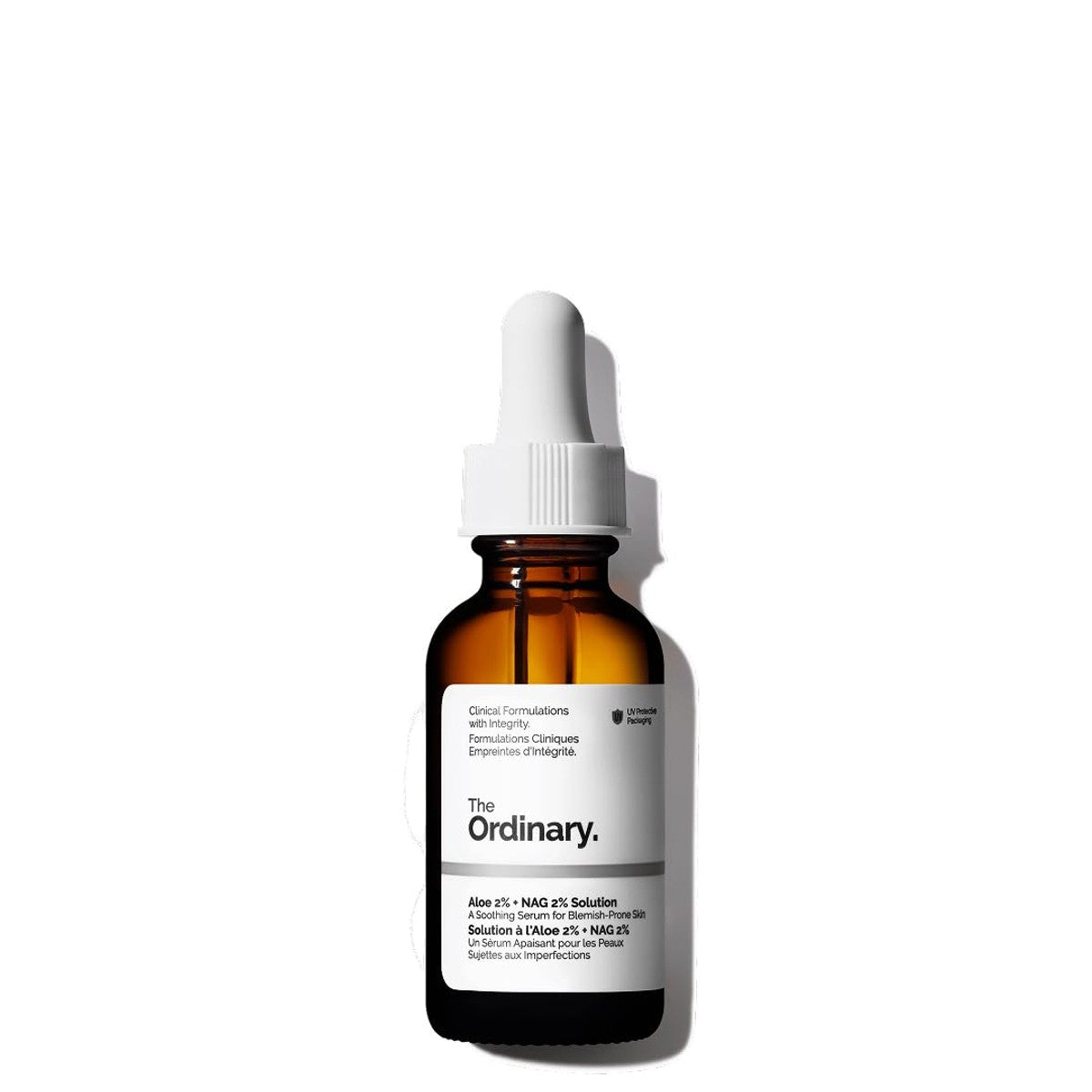 The Ordinary Aloë 2% + NAG 2% oplossing, kalmeert de huid en werkt gericht tegen acne littekens, 30 ml