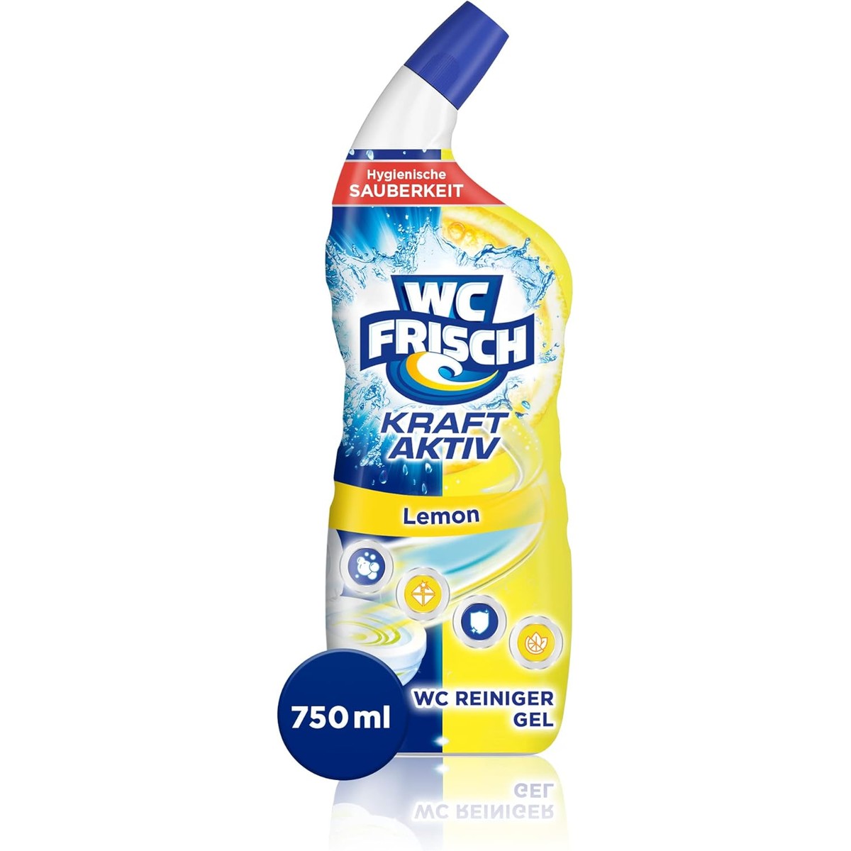 WC-Frisch Wc-reiniger Gel Lemon 750 ml – WC-Frisch