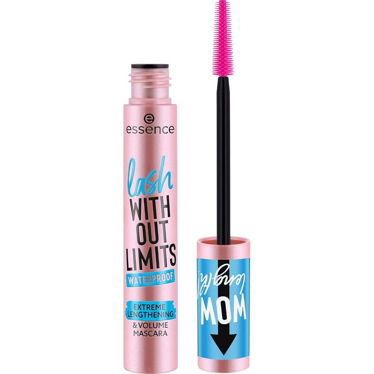 essence lash WITHOUT LIMITS WATERPROOF EXTREME LENGTHENING & Nr. 03 13ml | Mascara, waterbestendig, verlengend, volumineus, langhoudend, ultra-zwart, volumineuze wimpers – Essence Cosmetics