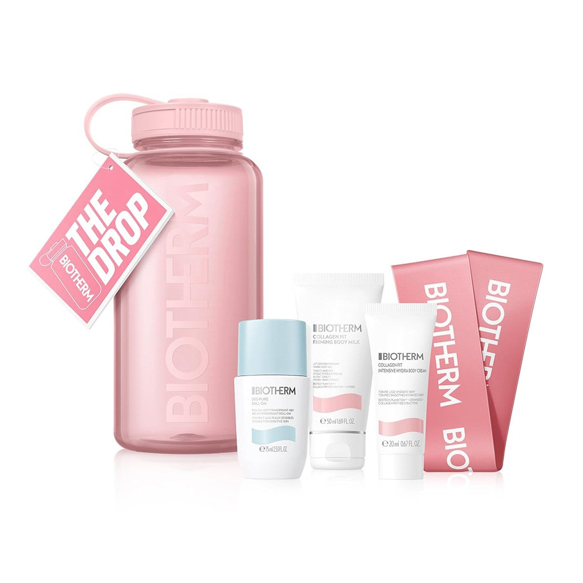 Biotherm Collagen Fit Drop-Set Rosa Verzorgingsset met Collageen Reisformaat