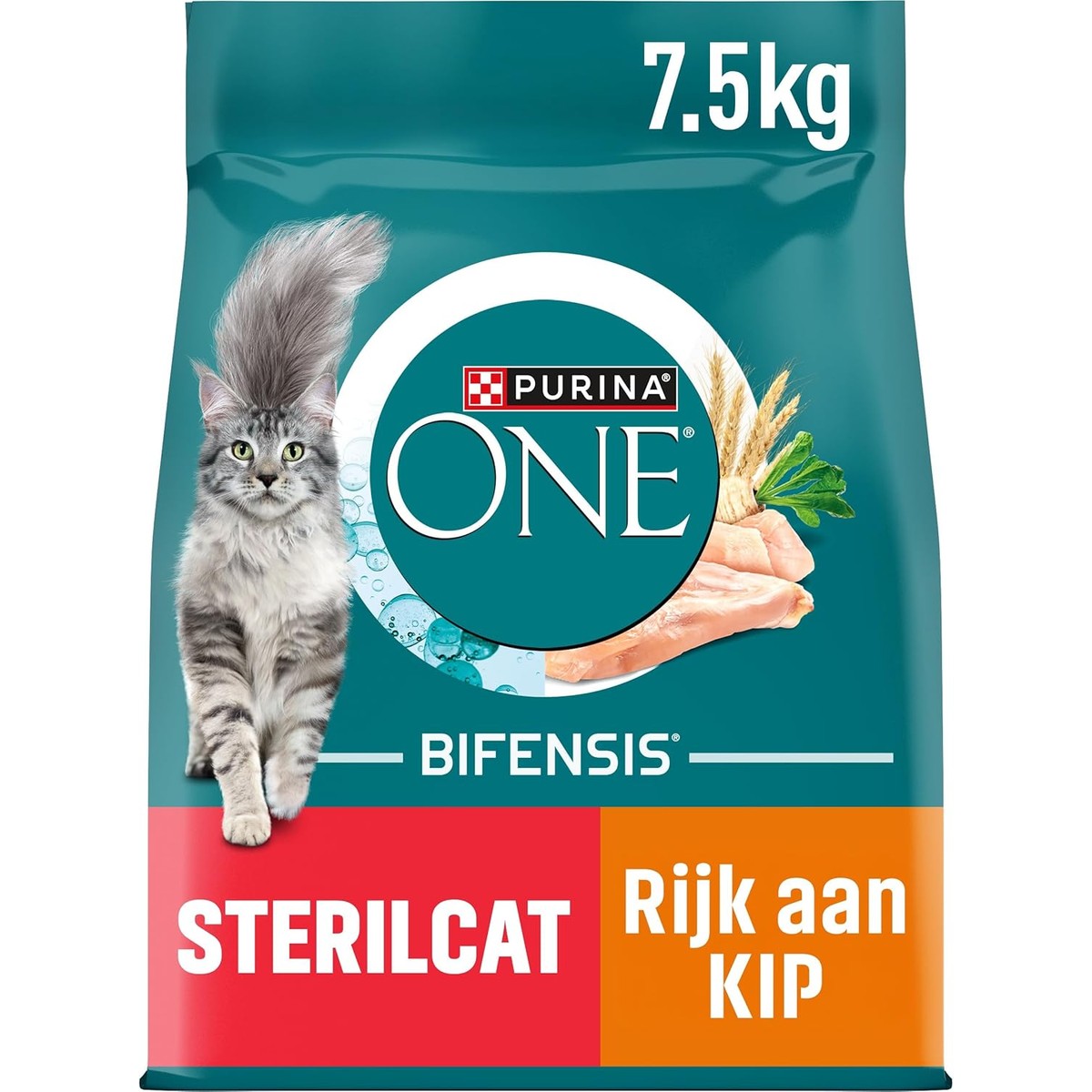 Purina One Bifensis droogvoer kat kip en tarwe 7,5 kg