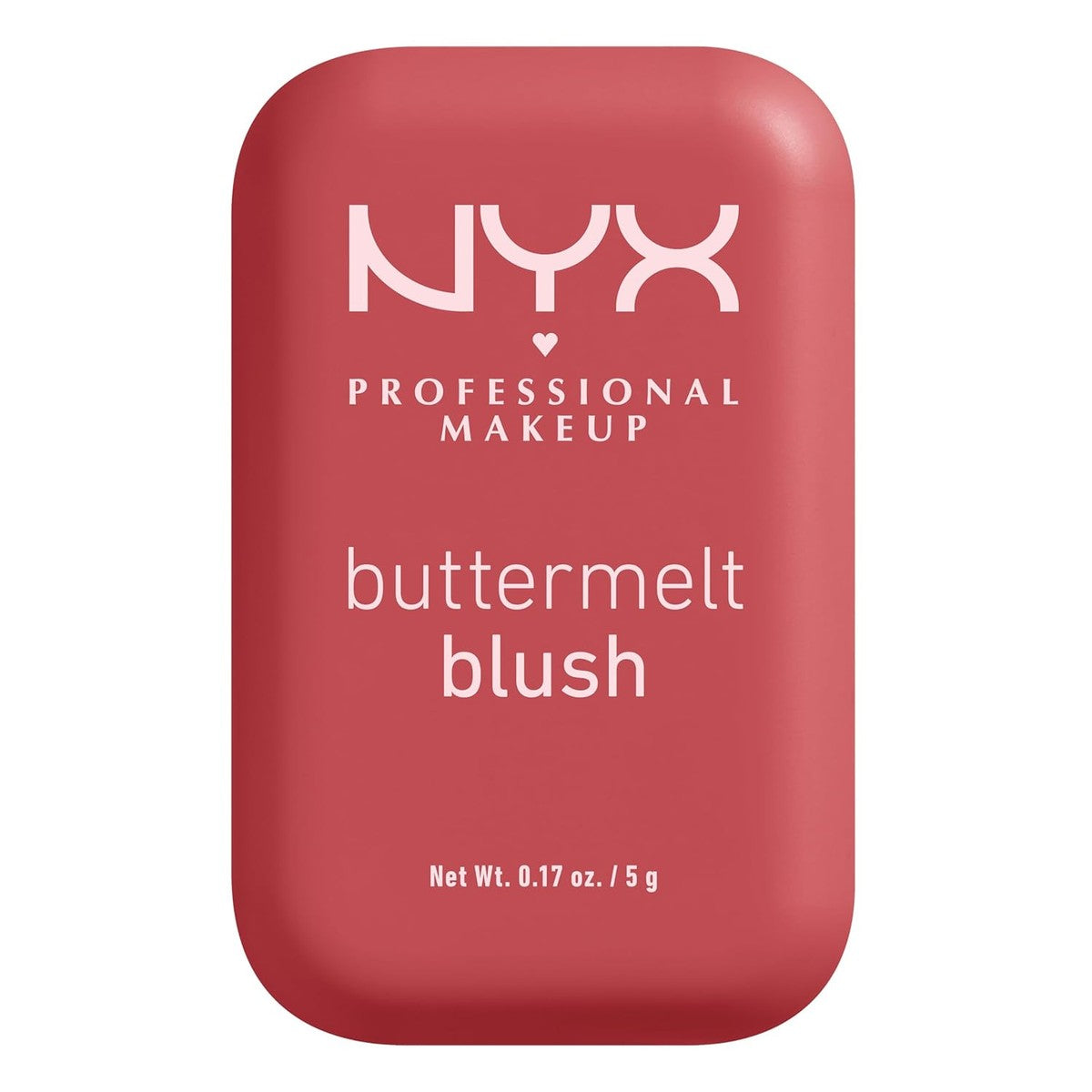 NYX PROFESSIONAL MAKEUP, Buttermelt Blush, sterk gepigmenteerde glanzende afwerking, opbouwbare kleur, vervaagt niet en verkleurt, veganistische formule, Butta Than Coral – NYX PROFESSIONAL MAKEUP