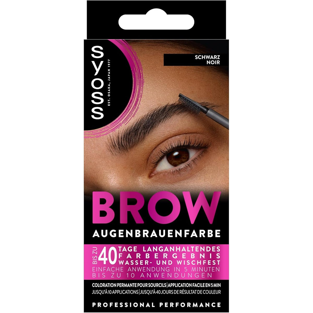 Syoss Wenkbrauwset 1-1 Zwart Niveau 3 17 ml – Syoss