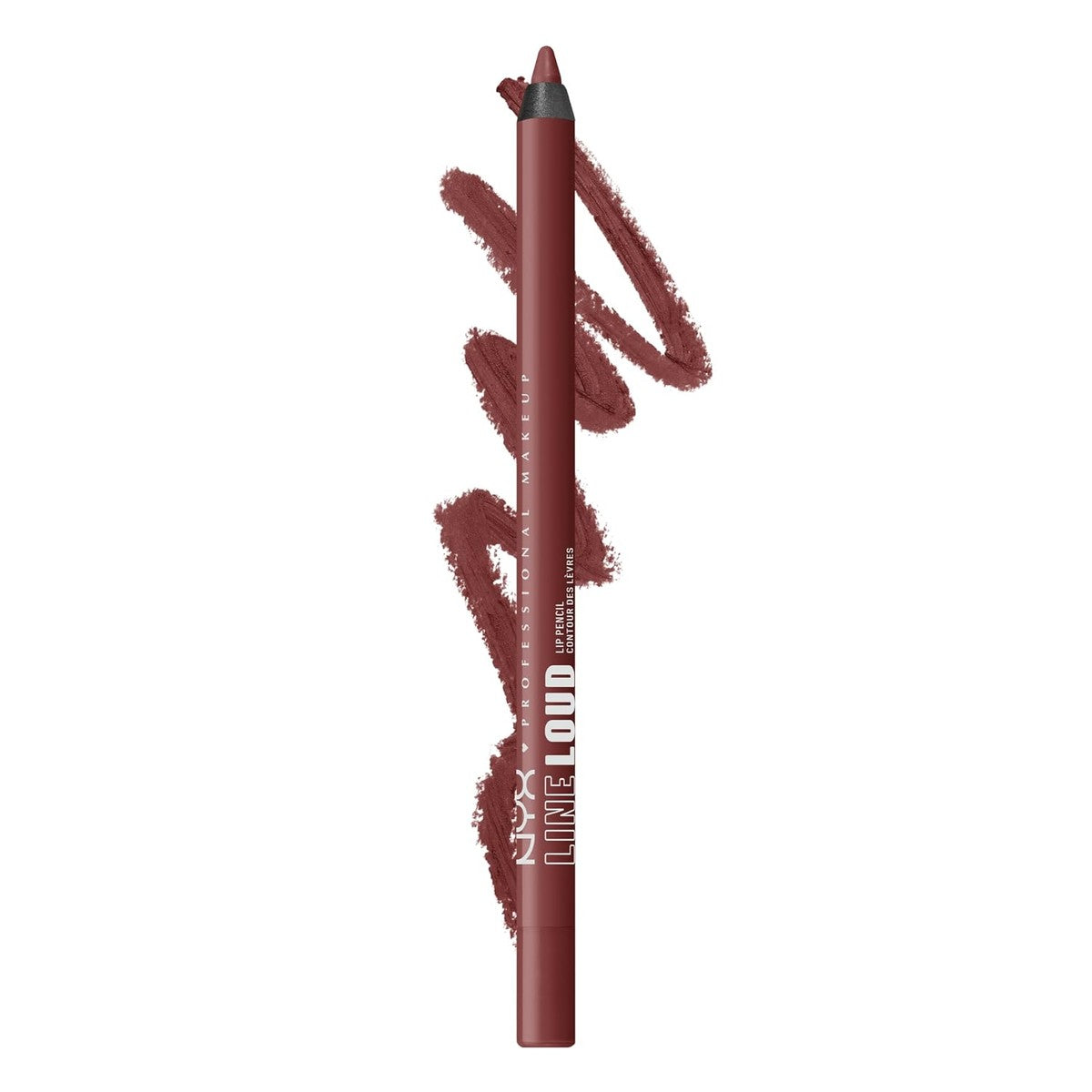 NYX Professional Makeup Lipliner, matte afwerking, kus- en kleurecht en veegvast, langdurig, Line Loud, 4 Sassy – NYX PROFESSIONAL MAKEUP