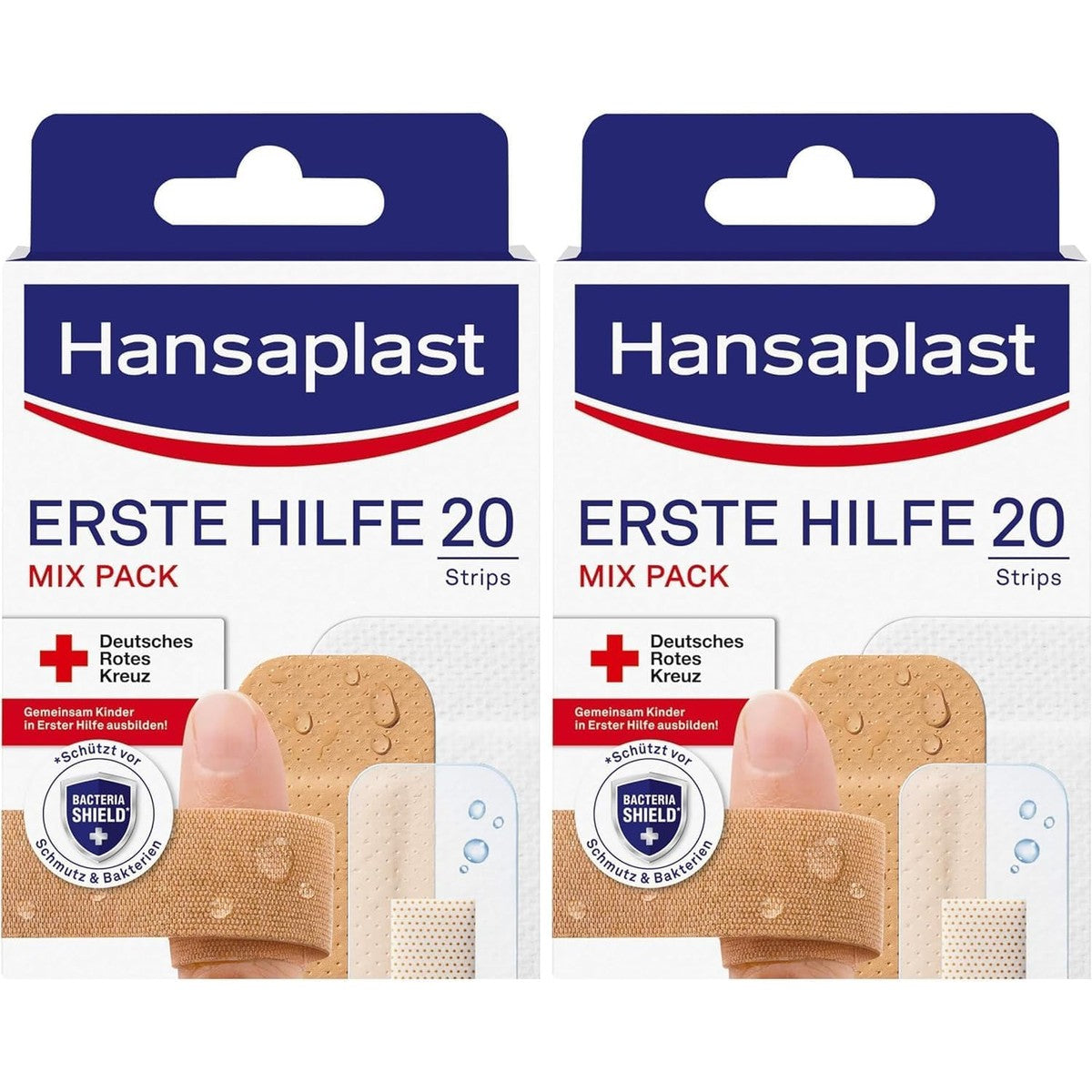 Hansaplast Eerste hulp pleisters mix set 2 x 20 strips – Hansaplast