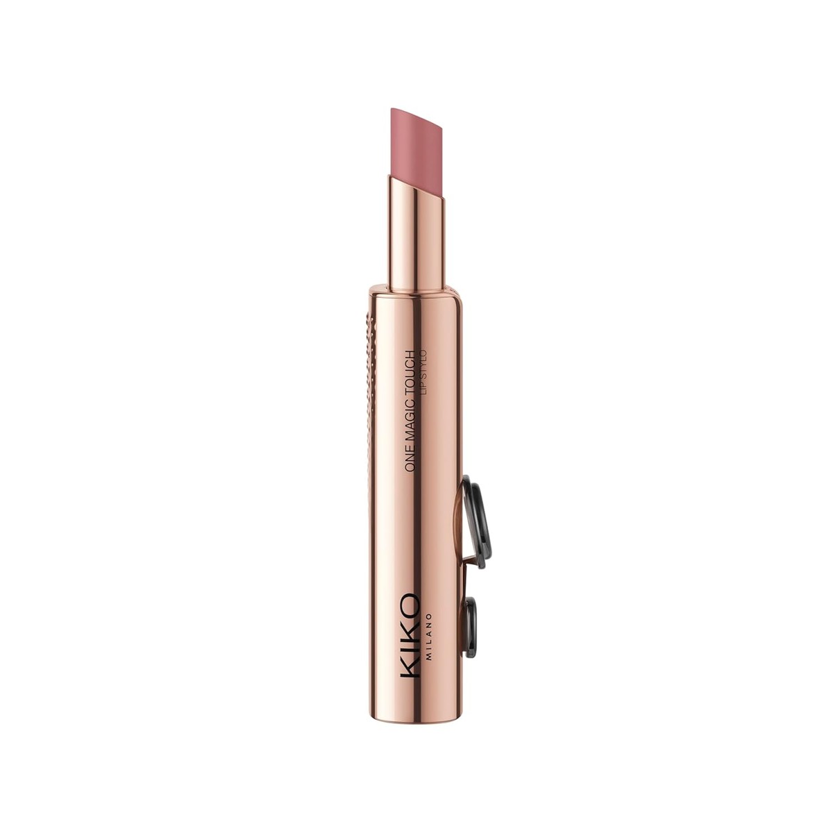 KIKO Milano One Magic Touch Lip Stylo 04, vochtinbrengende halfmatte lippenstift met één hand schuifopening – Kiko Milano