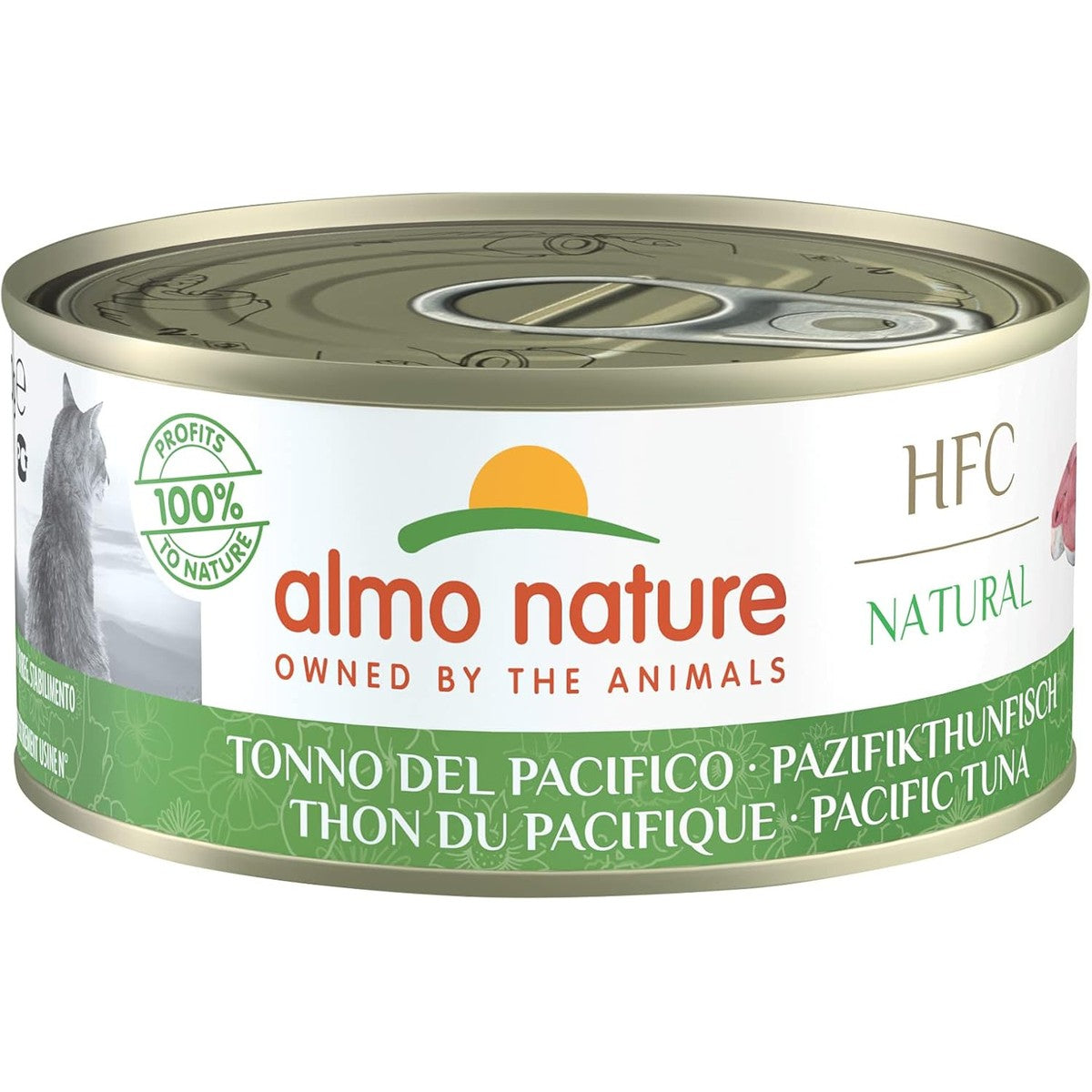 Almo Nature HFC Natural Natvoer voor volwassenen katten - Pacific Tonijn - 150 g, 24-pack – almo nature