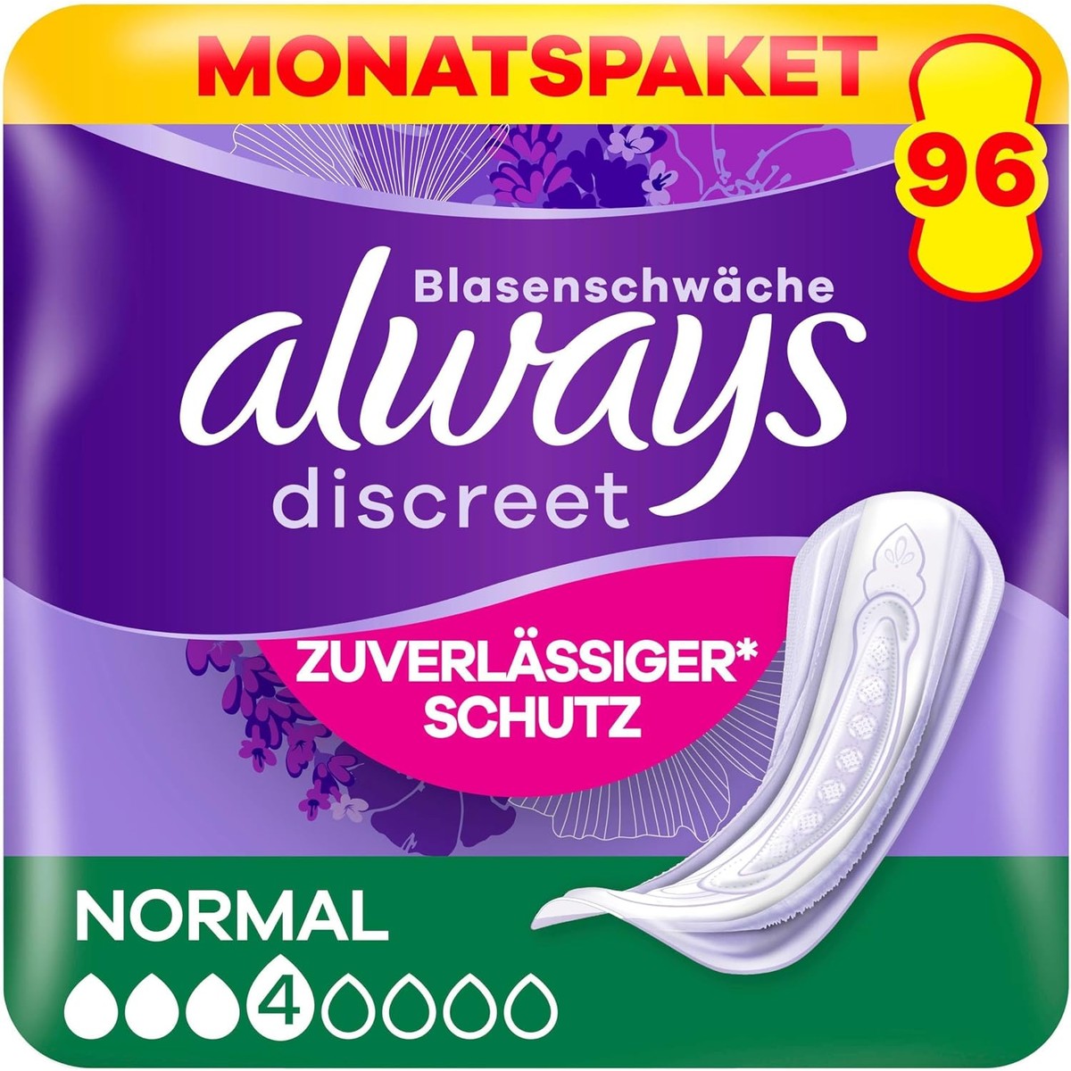 Always Discreet Inlegkruisjes Normal 96 stuks – Always Discreet