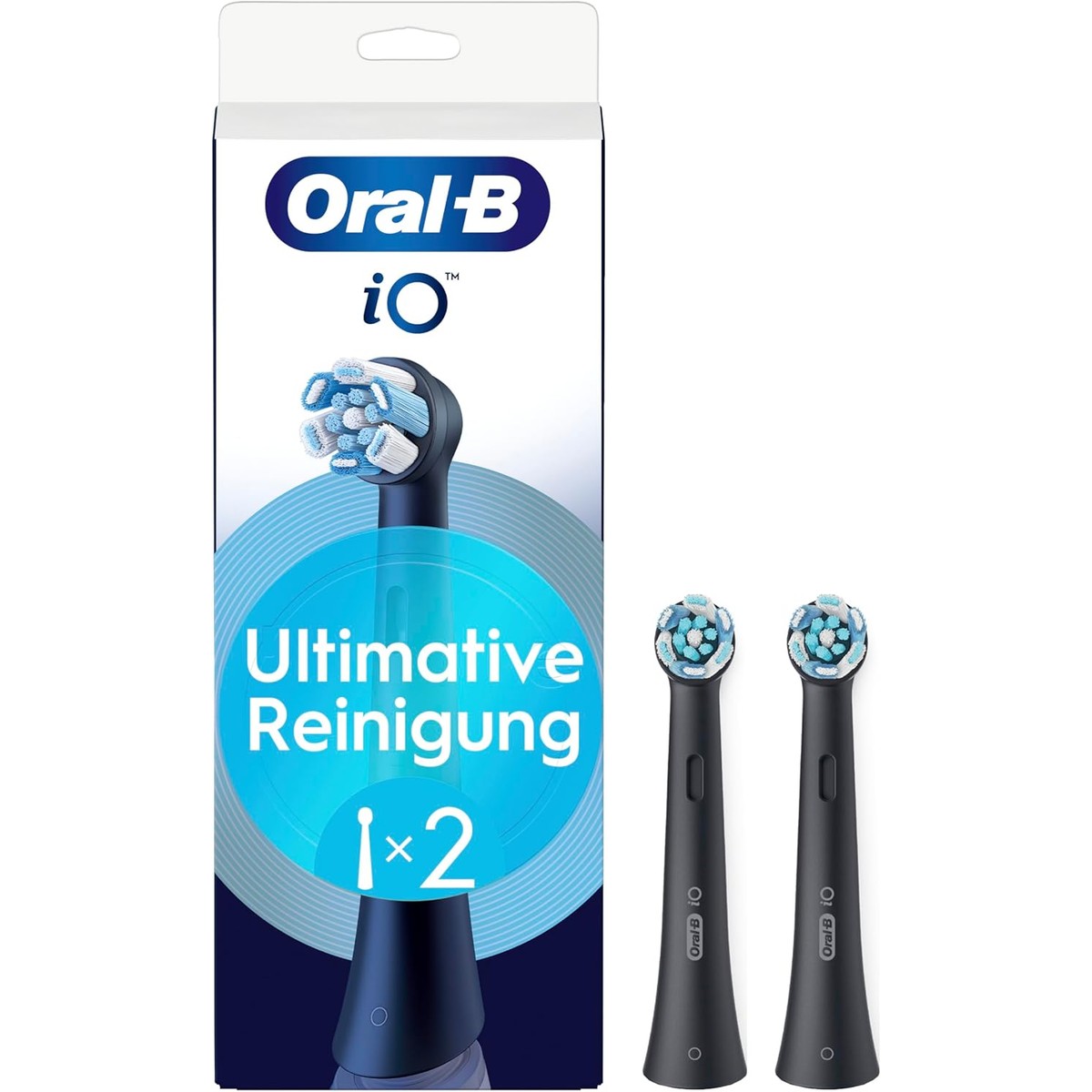 Oral-B iO Ultimate Cleaning opzetborstels zwart 2 stuks – Oral-B