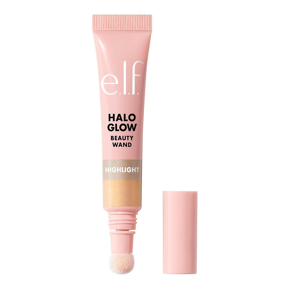 e.l.f. Halo Glow Highlight Beauty Wand, vloeibare highlighter wand voor stralende, stralende huid, opbouwbare formule, veganistisch en dierproefvrij, holografische honing – e.l.f.