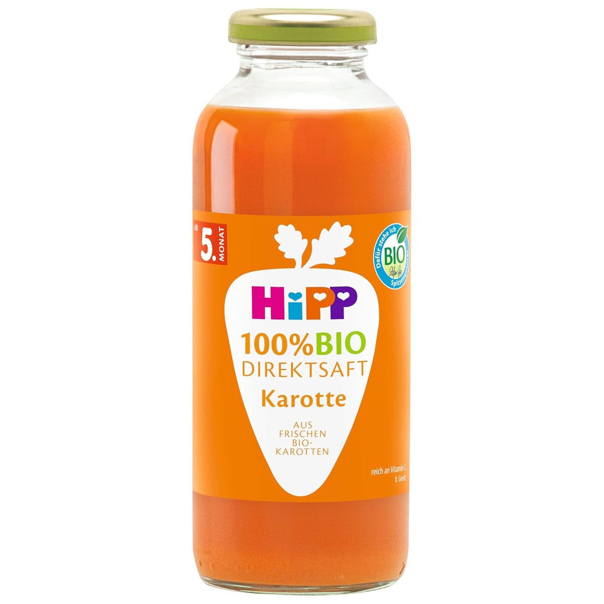 HiPP 100% biologisch direct sap wortel 6 x 330 ml – HiPP