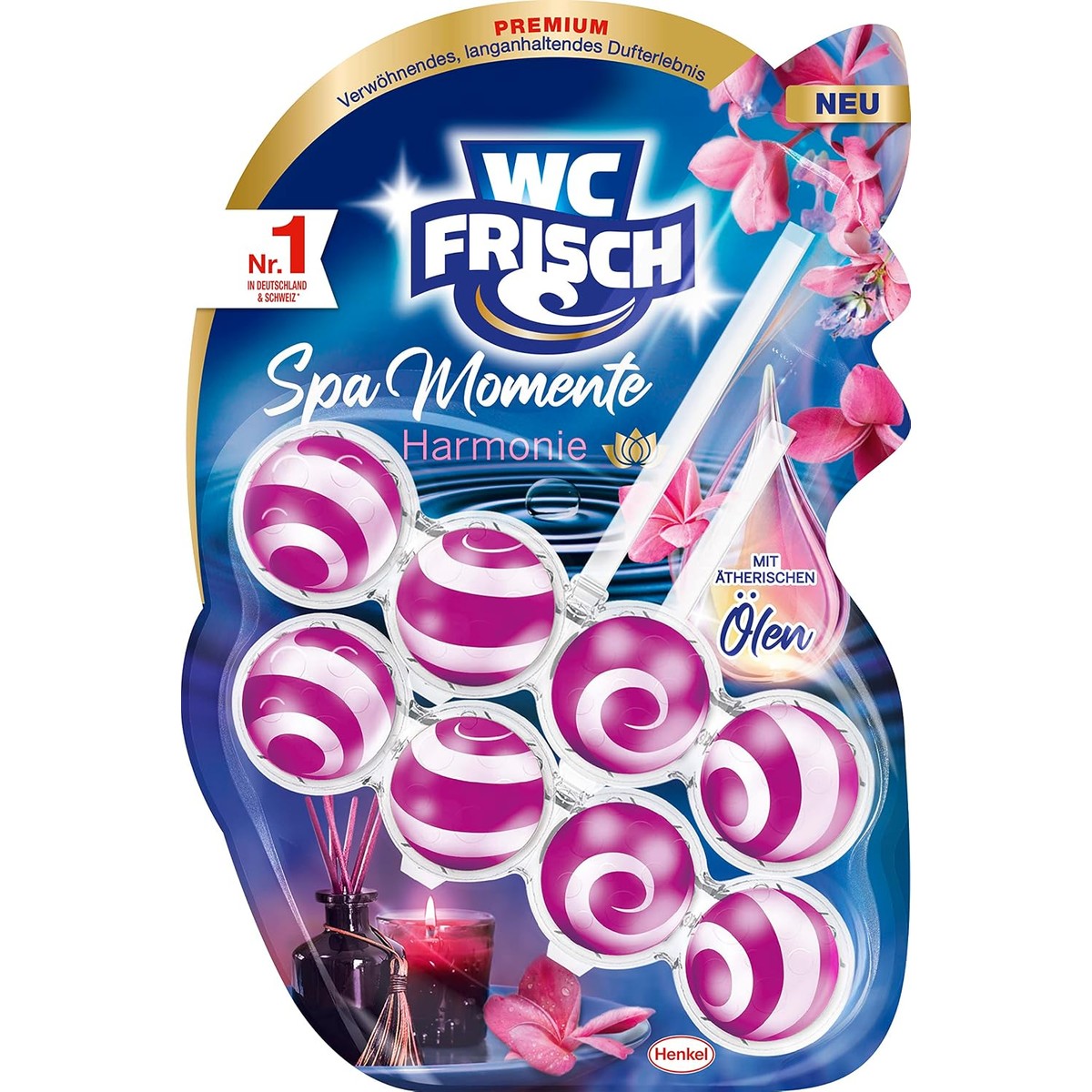 WC-Frisch Spa Moments Harmonie Toiletsteen 2 x 50 g – WC-Frisch