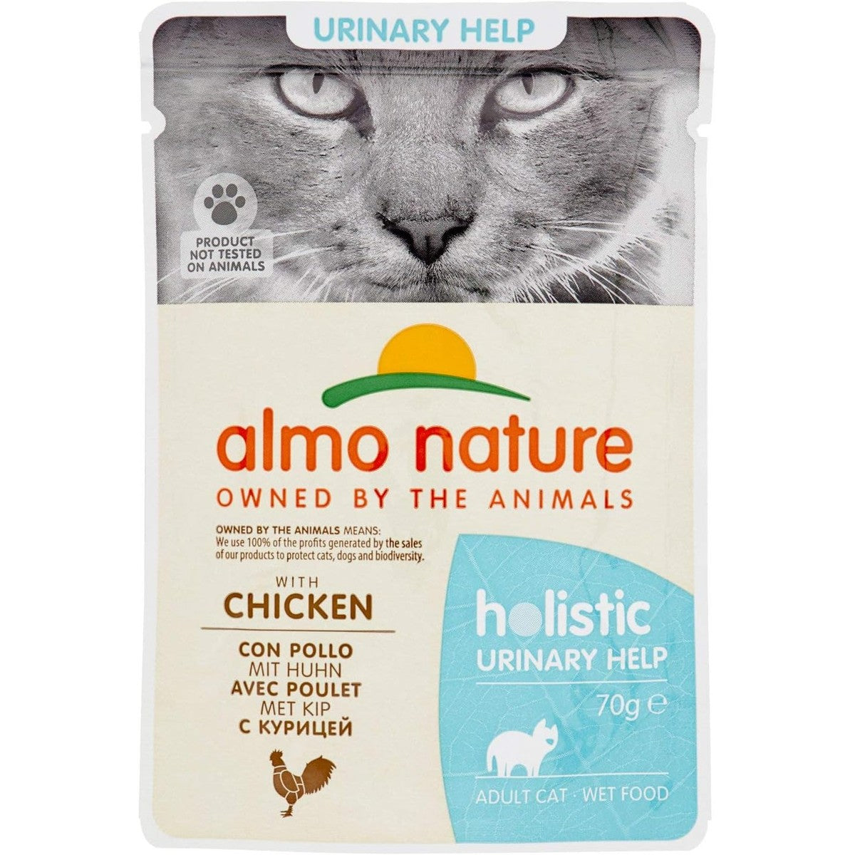 Almo Nature Holistic Urinary Help Kattenvoer Kip 1 x 70 g