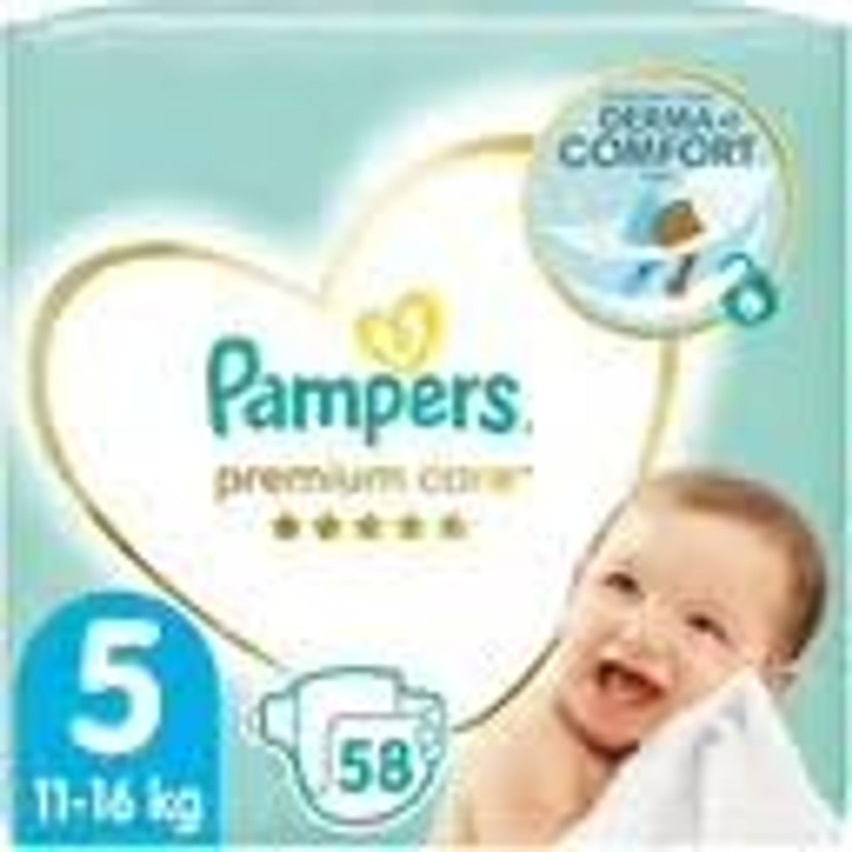 Pampers Premium Care Luiers maat 5 (11-16 kg) 58 stuks – Pampers