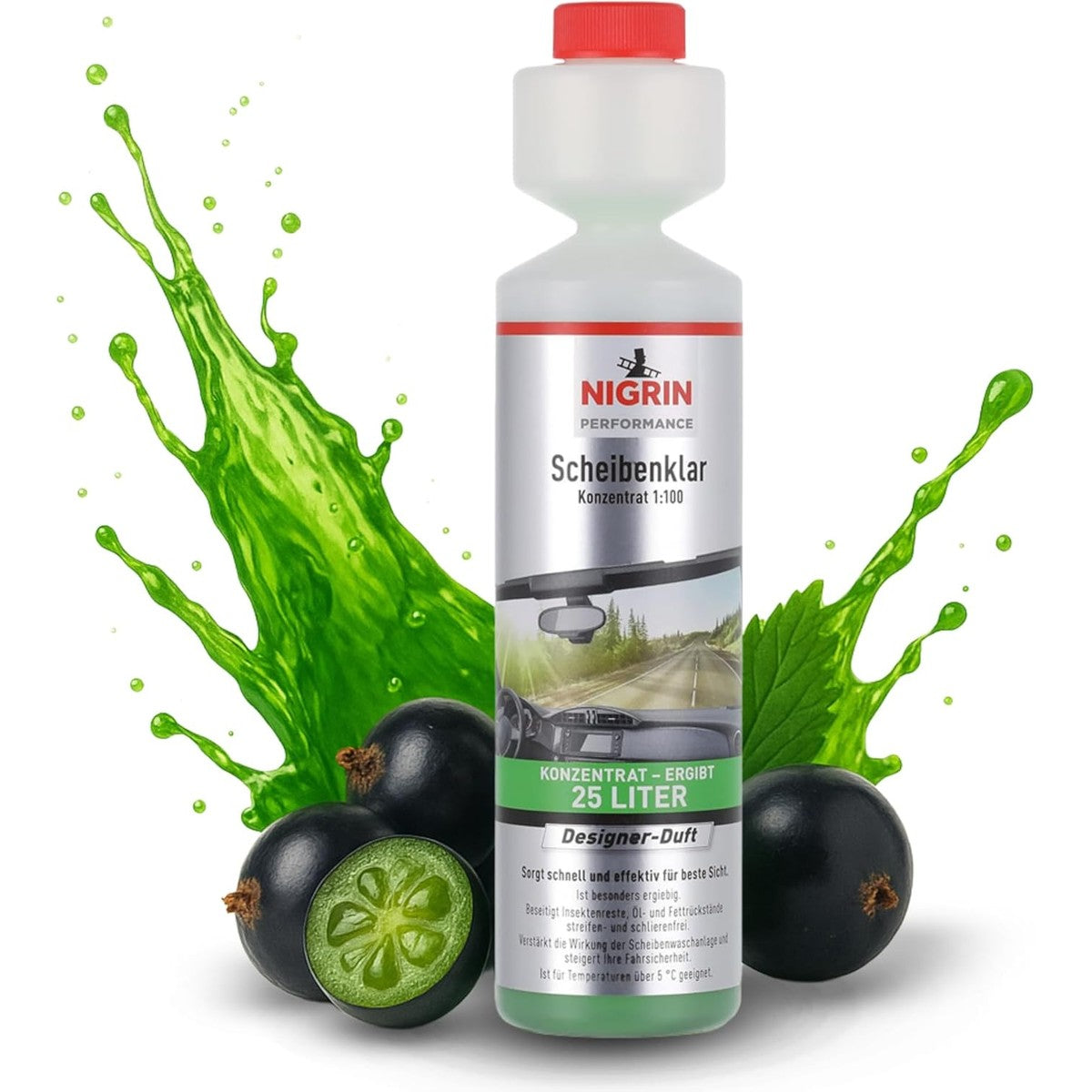 NIGRIN Performance ruitensproeiervloeistofconcentraat 1:100 250 ml