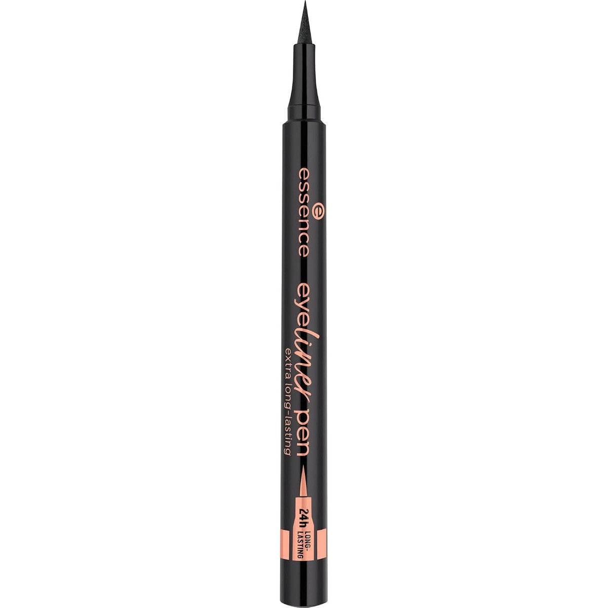 Essence eyeliner pen extra langhoudend, nr. 010, zwart, langdurig, definiërend, kleurintensief, veganistisch, waterbestendig, zonder microplastic deeltjes, zonder parfum, per stuk verpakt (1,1 ml) – Essence Cosmetics
