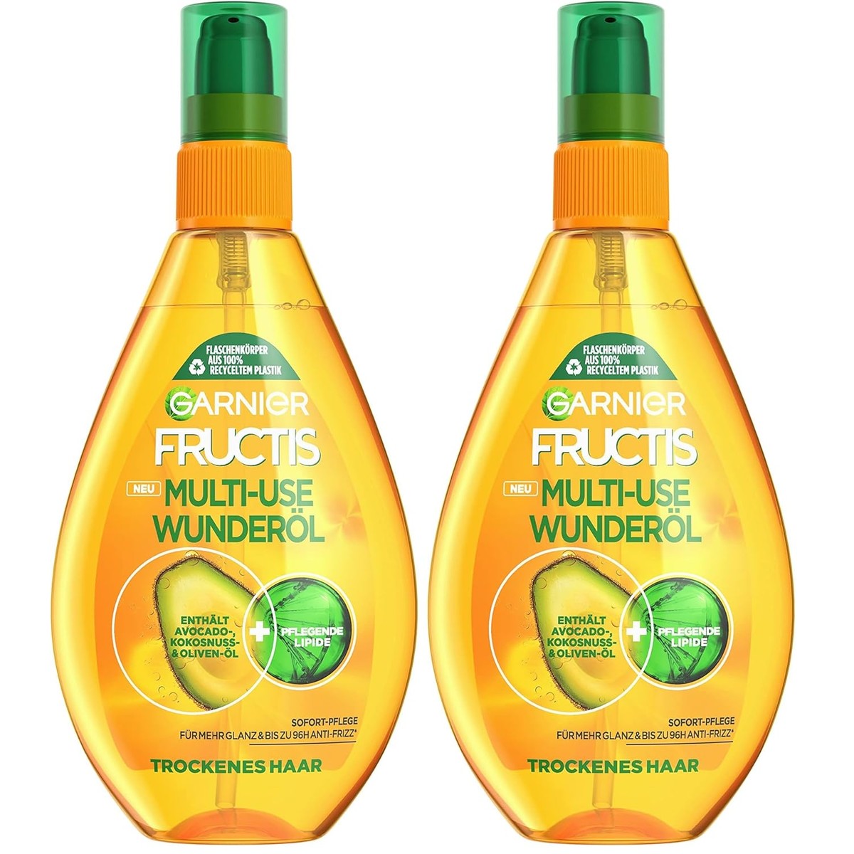 Garnier Fructis Oil Repair 3 Wonderolie 150 ml verpakking van 2 – Garnier