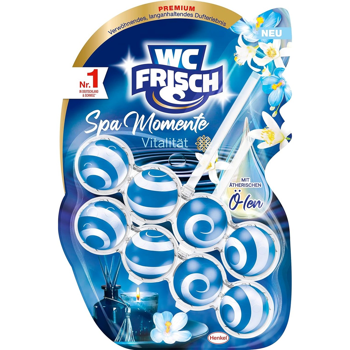 WC-Frisch Spa Moments Vitality toiletsteen 2 x 50 g – WC-Frisch
