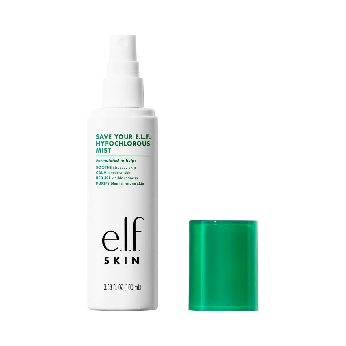 e.l.f. SKIN Save Your e.l.f. Hypochlorous Mist, door dermatologen ontwikkelde gezichtsspray, kalmeert en verlicht roodheid, geschikt voor gevoelige en tot onzuiverheden neigende huid – e.l.f.