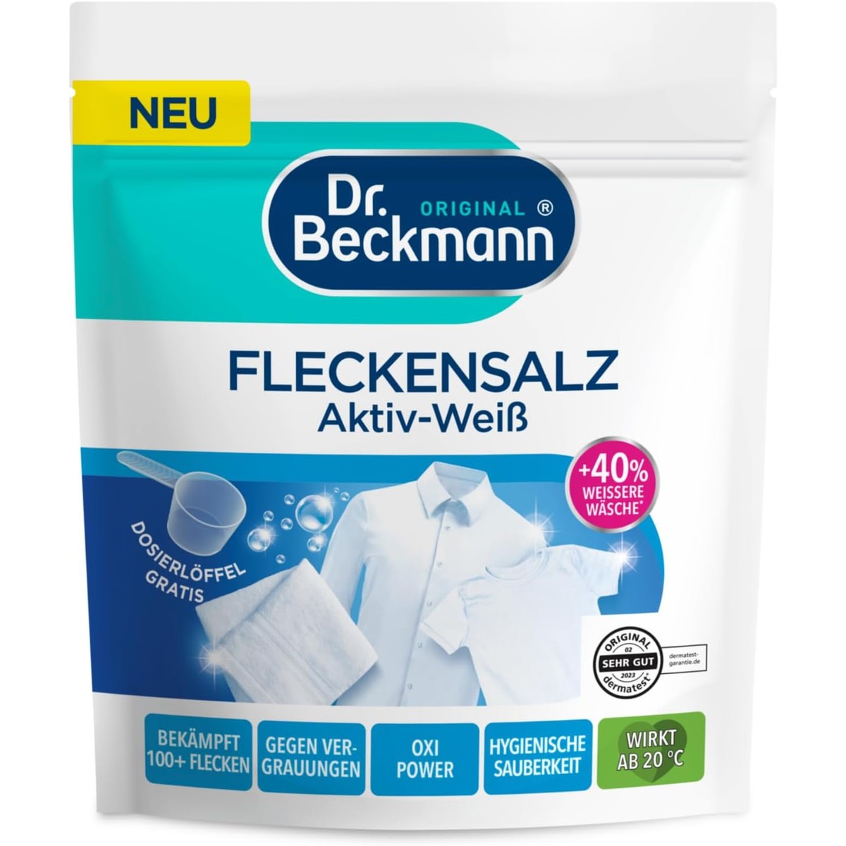 Dr. Beckmann Vlekzout actief wit 400 g – Dr. Beckmann