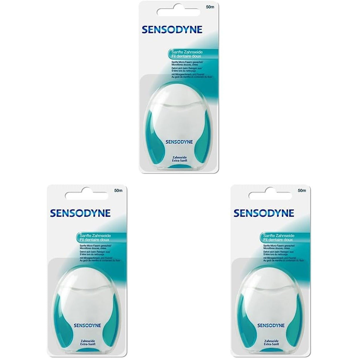 SENSODYNE Tandzijde extra zacht 1x50m (verpakking van 3) – Sensodyne