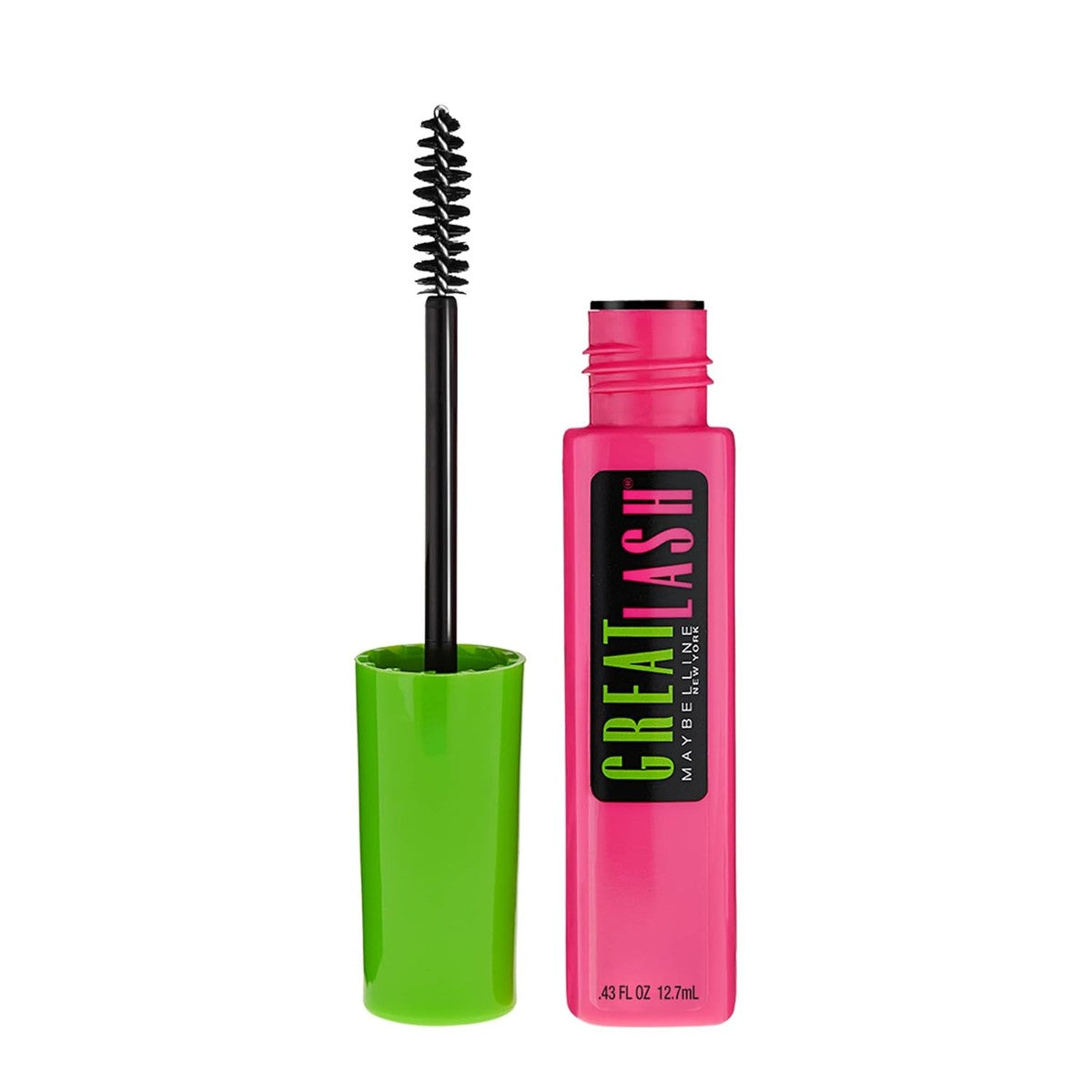 Maybelline New York Mascara voor volume, Great Lash Mascara, Blackest Black, 12,5 ml – MAYBELLINE
