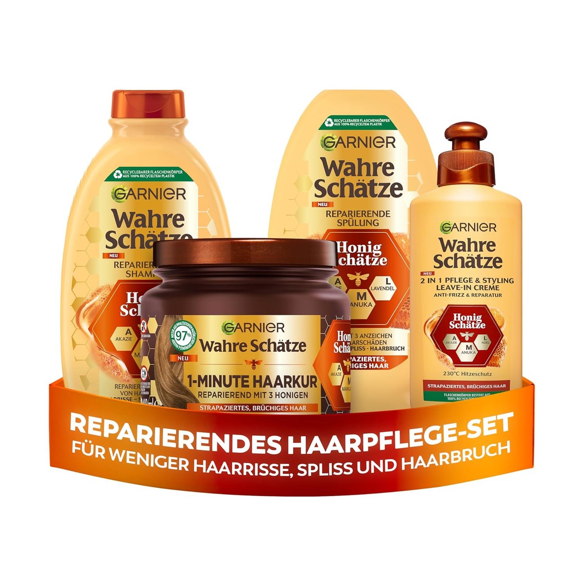 Garnier Echte Schatten Honing Schatten Set, 4-delig – Garnier