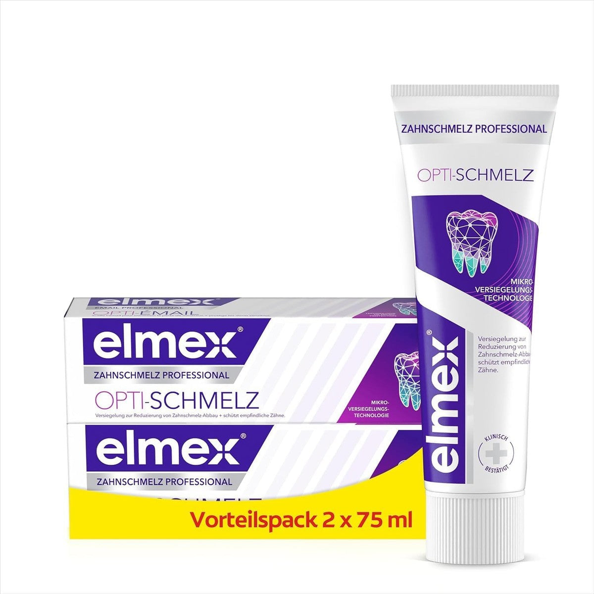 ELMEX Professional Opti-Schmelz tandpasta 2 x 75 ml – ELMEX