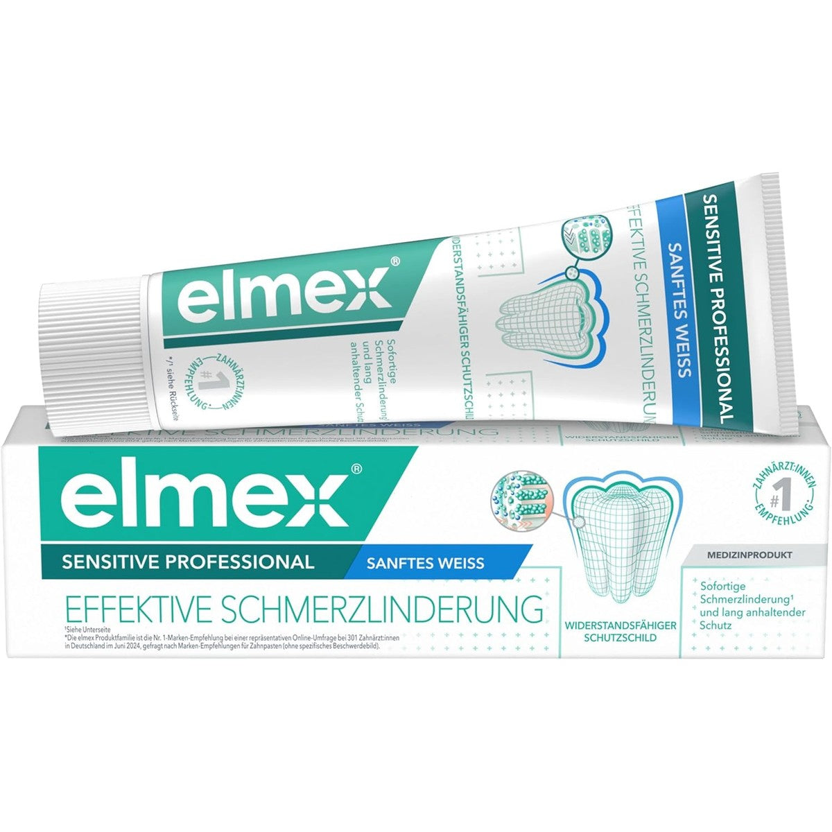 ELMEX Sensitive Professional plus zacht tandwit 75 ml – ELMEX