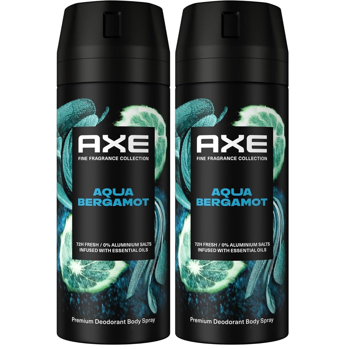 Axe Premium Aqua Bergamot bodyspray 150 ml (verpakking van 2) – Axe