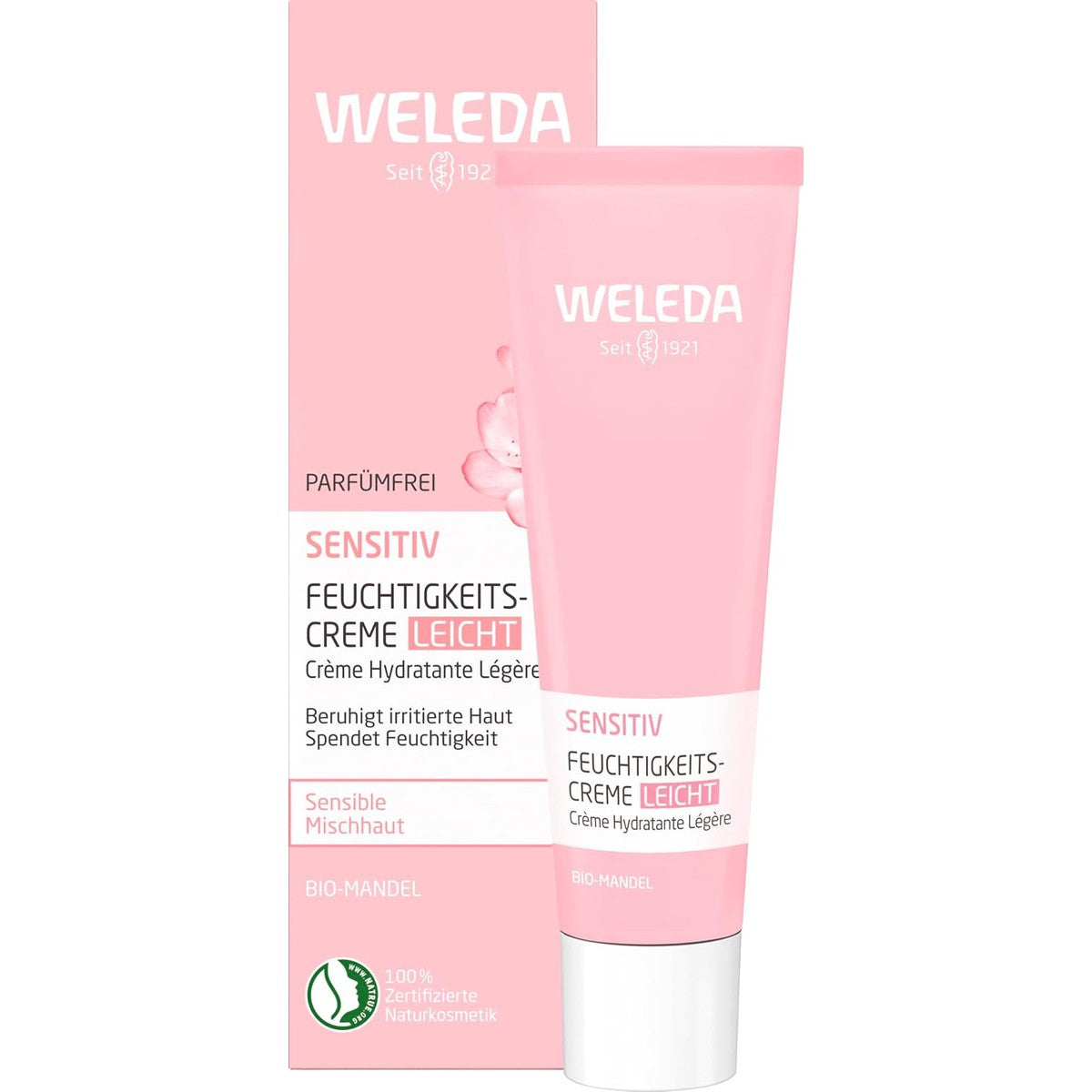 Weleda Amandel Sensitiv Vochtinbrengende Crème Licht 30 ml