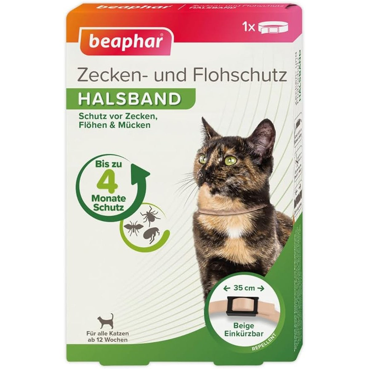 Beaphar BEAPHAR - Tick and Flea Protection Collar voor katten vanaf 12 weken – beaphar
