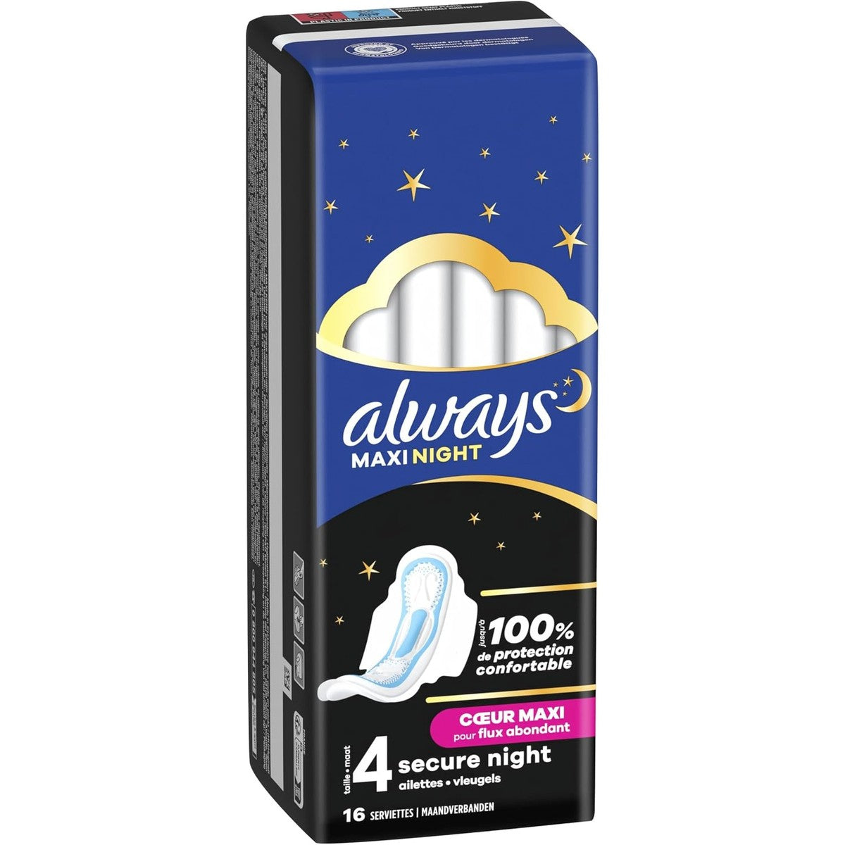 Always Maxi maandverband maat 3 nacht 16 doekjes – Always