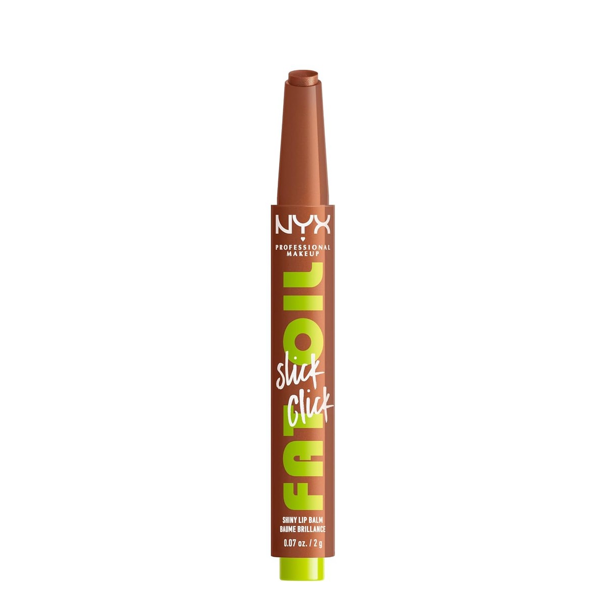 NYX Professional Makeup Verzorgende lippenstift voor maximale kleur, verzorging en vocht, met avocado, frambozenolie en bergbessenolie, veganistische formule, Fat Oil Slick Click, Feedworthy – NYX PROFESSIONAL MAKEUP