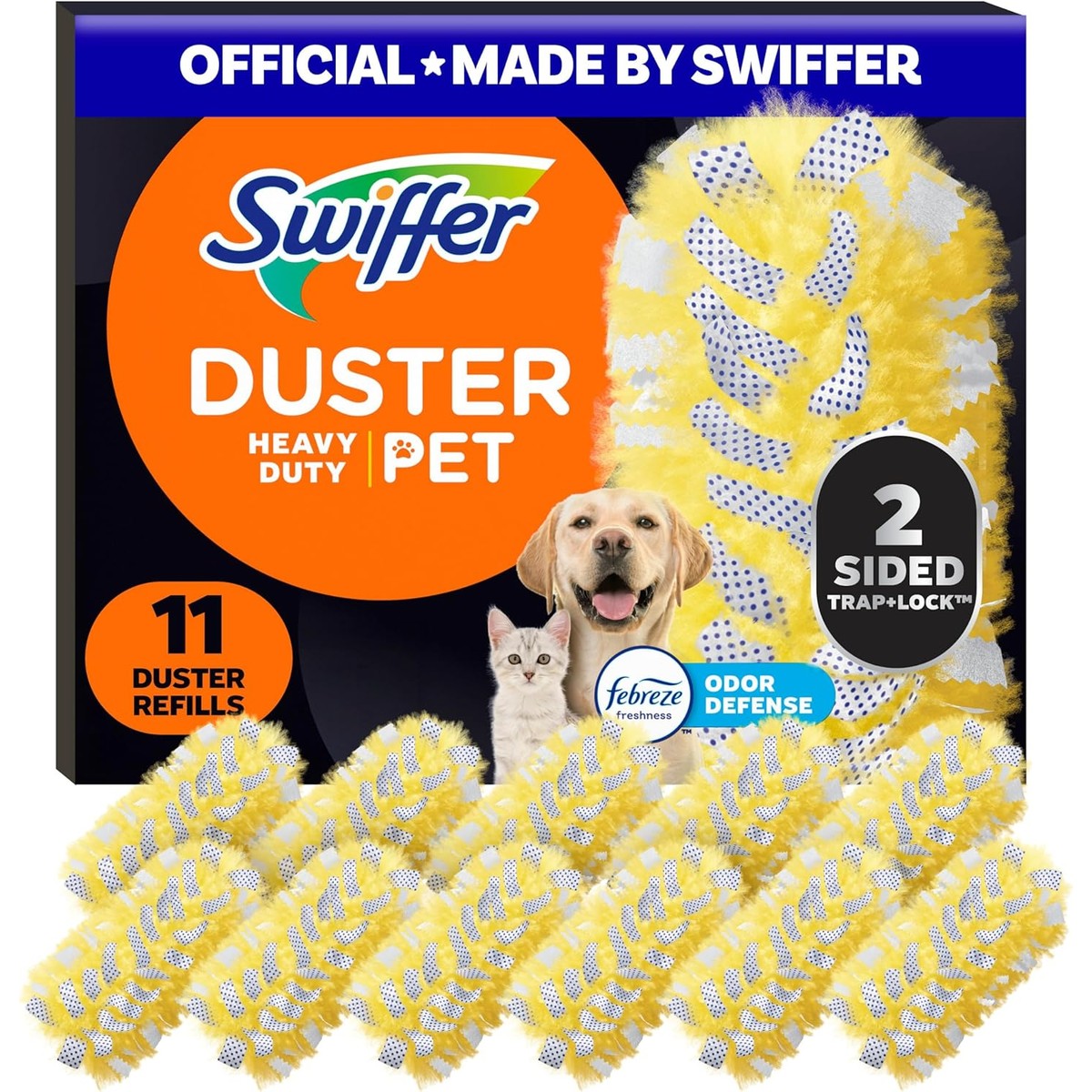 Swiffer 360 Dusters Pet Navullingen Febreze Odor Defense 11 Count – Swiffer