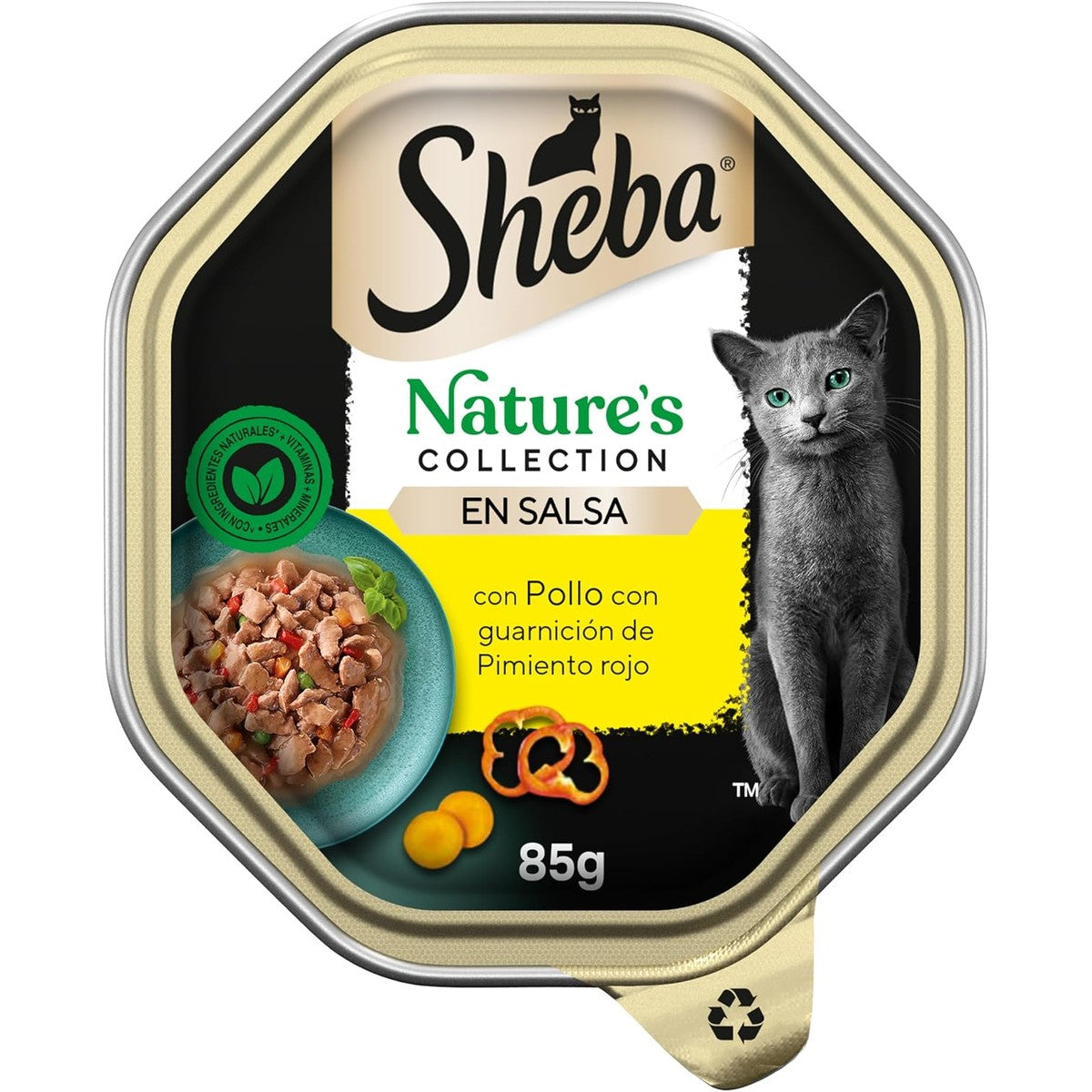 Sheba Nature Collection natvoer kattenvoer kip 22 x 85 g