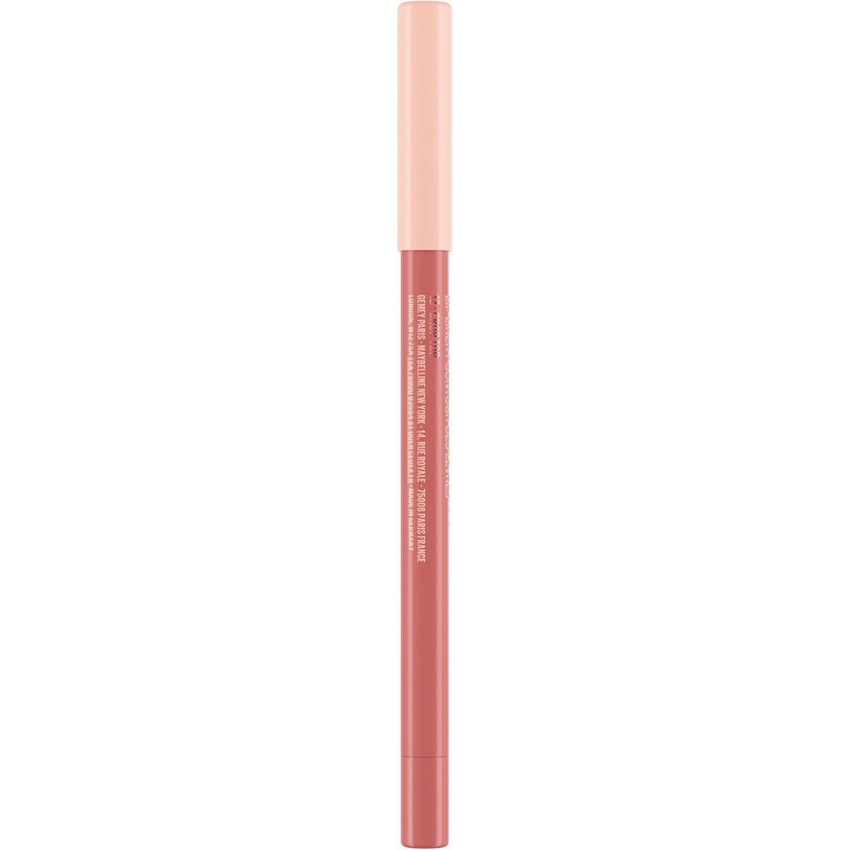 Maybelline New York Lifter Liner Lipliner voor volle en volle lippen met lifting-effect, romige lipcontourstift met hyaluronzuur, nr. 012 Crop Top, 1,3 g – MAYBELLINE