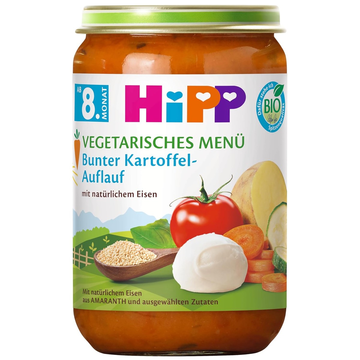 HiPP Vegetarisch menu Kleurrijke aardappelbraadpan 6 x 220 g – HiPP