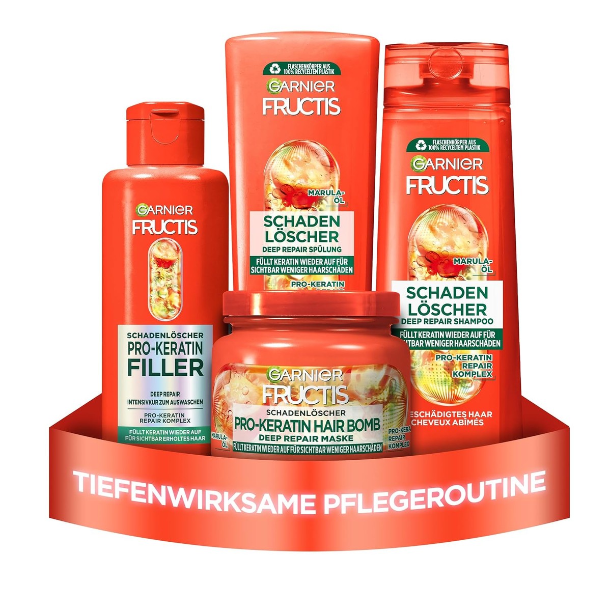 Garnier Fructis Haarverzorgingsset beschadigd haar, 4-delig – Garnier