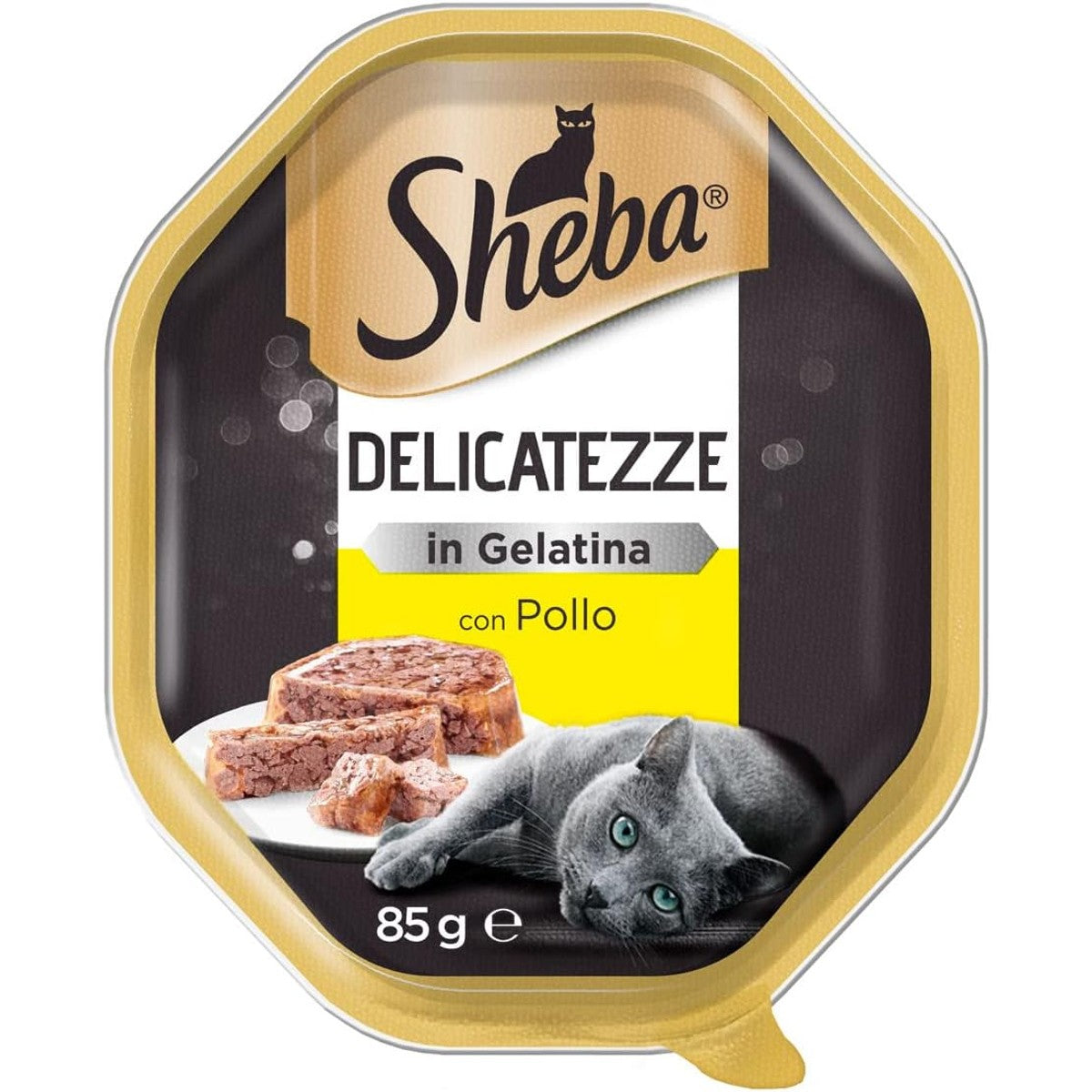 Sheba Delicatezze in gelei trancetti, kattenvoer met kip 85 g - 22 kommen – Sheba