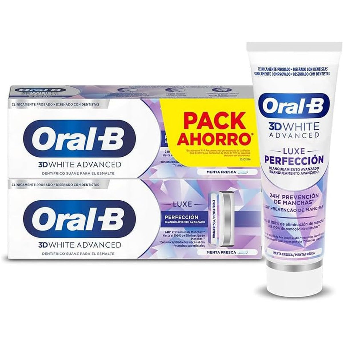 Oral-B 3D White Advanced Luxe Perfection Tandpasta 2 x 75 ml – Oral-B