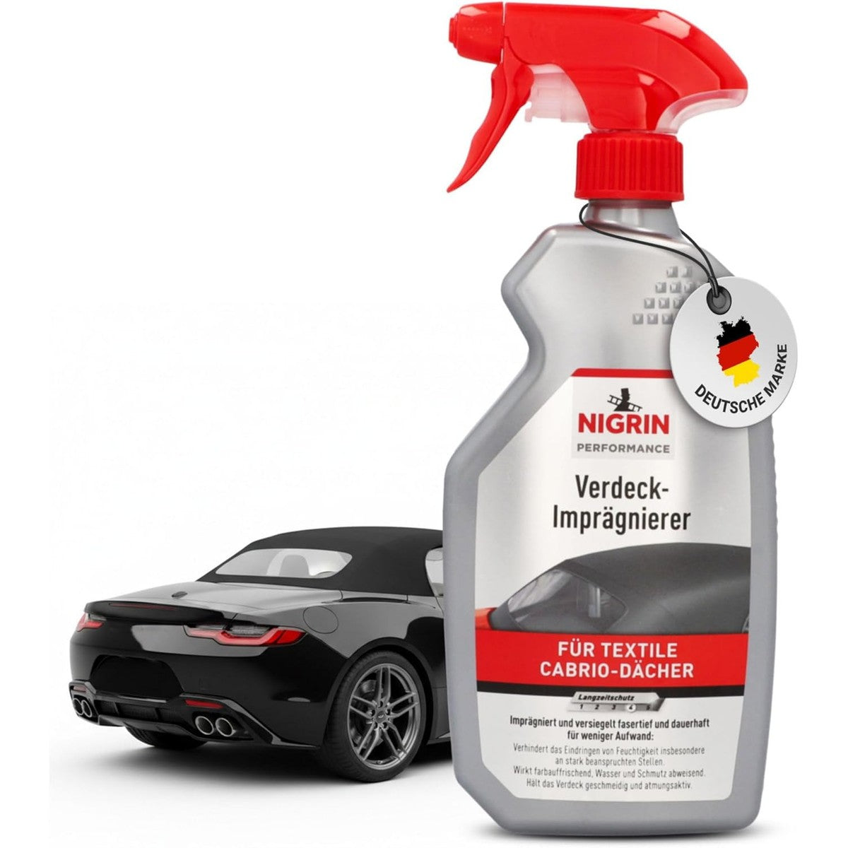 NIGRIN 74183 Impregneerspray voor cabriodak, 500 ml