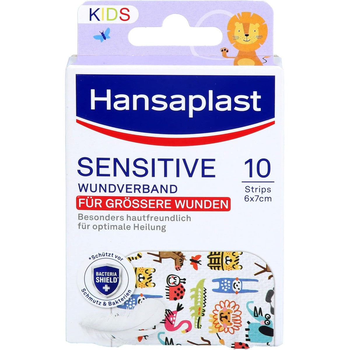 Hansaplast Sensitive Kids wondverband 6 x 7 cm 10 pleisters – Elastoplast